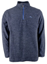 Tommy Bahama Men's Cloud Peak Half Zip Fleece Pullover Ocean Deep Small